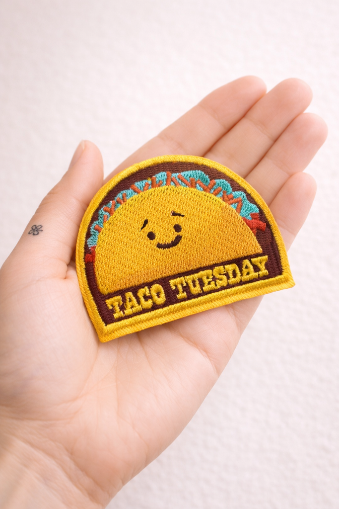 Iron On Badge: Taco Tuesday