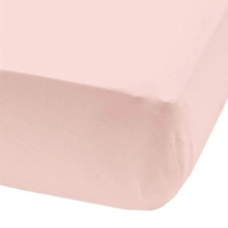 Muslin Fitted Crib Sheet - Pink